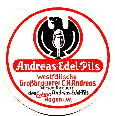 hagen ha-nw andreas rund 1ab (215-andreas edel pils-schwarzrot)